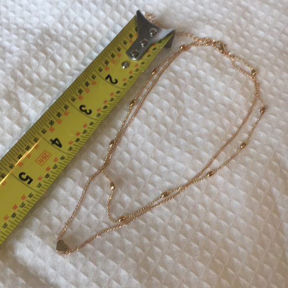 Choker heart pendant necklace jewelry chain - Picture 3 of 4